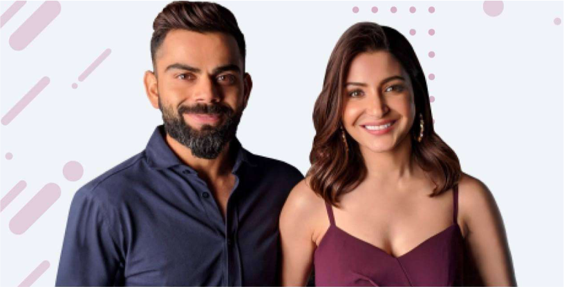 Virat Kohli with Anushka Sharma